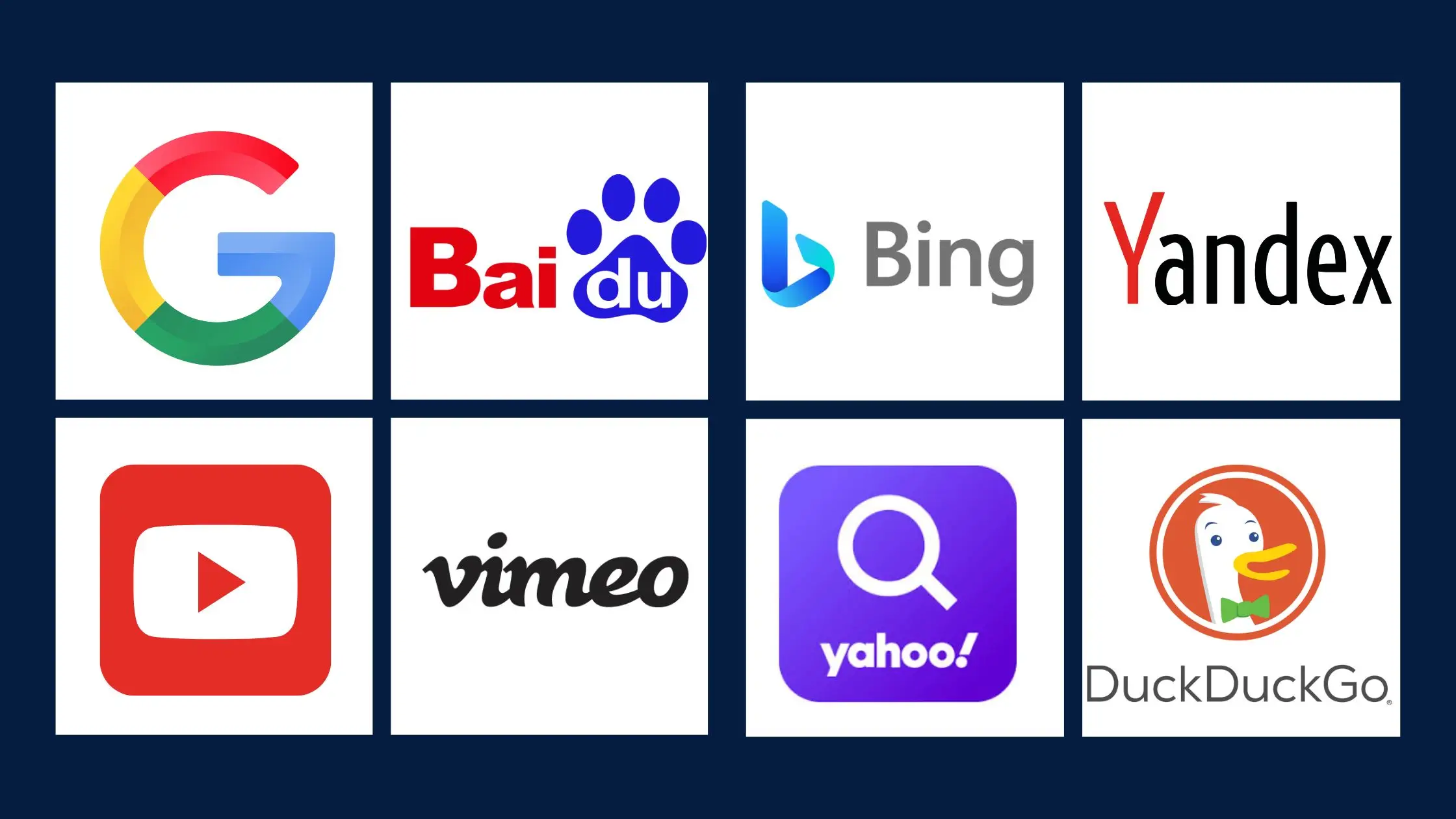 أنواع محركات البحث ومميزاتها